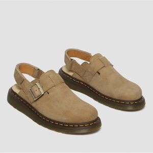 Dr. Martens JORGE II TUMBLED NUBUCK LEATHER SLINGBACK MULES